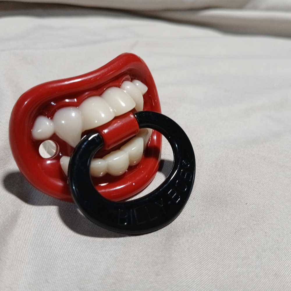 Red and Black Novelty Pacifier